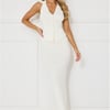 Mayfair Knit Maxi Skirt White