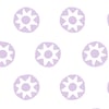 Sun Dial' Wallpaper by Tea Collection - Lavender - Removable / Sample - 8 x 8 in.