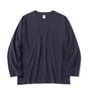 Jackman Henleyneck L/S T-shirt Classic Navy