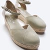 Pubol Archive Canvas Espadrille Wedges