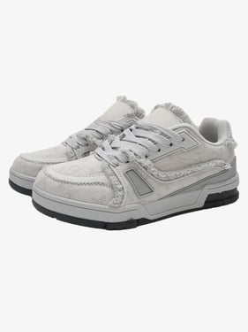 Thesupermade Retro Denim Sneakers - 2234 - Grey / 44