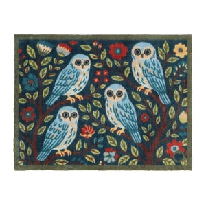 Alison's Owl Washable Doormat - 65x85cm