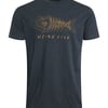 Weird Fish Scribble Graphic T-Shirt Navy Size L
