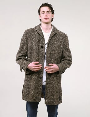 Vintage 1950s USA McGregor Tweed Frock Coat
