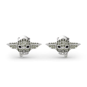 Jeulia "Baby Master" Sterling Silver Stud Earrings