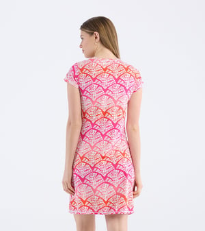 Women's Rainbow Cabana T-Shirt Dress