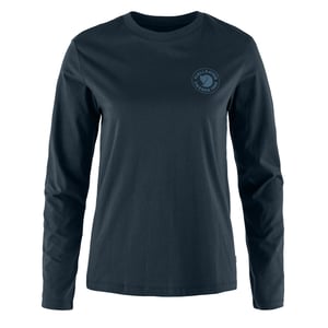 Fjallraven Womens 1960 Logo T-shirt LS Dark Navy