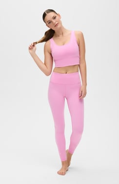 Rise Leggings - Vie en Rose - Pink / Full 27'' / XL