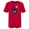 Junior Outerstuff USMNT Number 1 Red Tee / 4