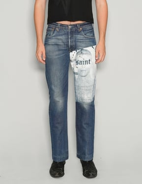 Saint' Jeans in Blue.