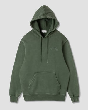 Stan OG Hood (Washed Green / Tonal Print) - S