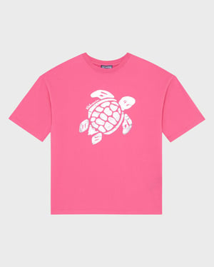 Vilebrequin - Boys Oversize T-shirt Turtle - Tee Shirt - Gaspard - Pink - Size 14