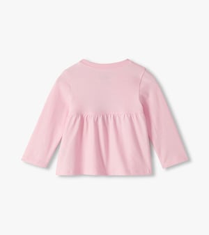 Baby & Toddler Girls Majestic Owl Gathered Back T-Shirt