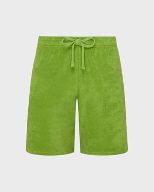 Vilebrequin - Terry Bermuda Shorts Solid - Bermuda - Bolide - Green - Size XXXL