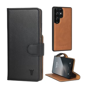 Galaxy S25 Ultra Detachable Wallet Case (Qi2/MagSafe Charging Compatible) - TORRO Signature / Black