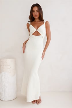 Seychelles Island Maxi Dress Off White