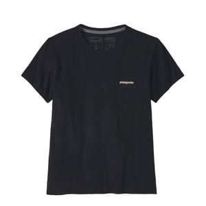 Patagonia Womens P-6 Logo Responsibili-Tee Black