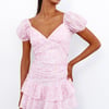 Cute Gaze Dress Pink