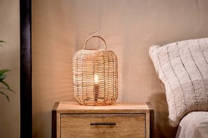 nkuku Noko Rattan Lamp | Lamps | Extra Small | Natural