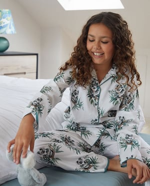 Kallie Girls Koala Print Pyjama Set - 12-13