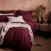 Beetroot Lenny 100% Cotton Quilted Throw