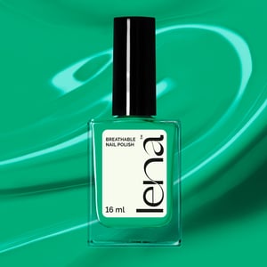 LENA Breathable & Water-Permeable Halal Nail Polish - Mint Me Outiside - LE330