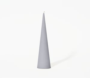 Cone Candle - Fog / Tall