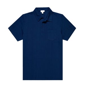 Sunspel Riviera Polo Shirt Real Indigo