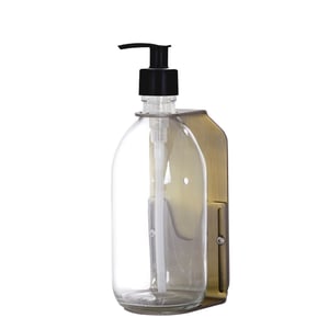 Gold Single Wall Mounted Soap Dispenser