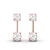 Jeulia Humble Elegance Drop Earrings