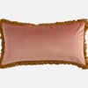 QE Home Rosetti Boudoir Pillow Cover, Pink, 24" x 12"