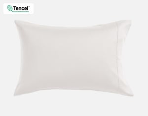 QE Home 350TC BeechBliss TENCEL™ Modal Pillowcases in Moon (Set of 2), Grey, Queen