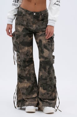 AKIRA Down And Dirty Cargo Pants | Black | Size 1X