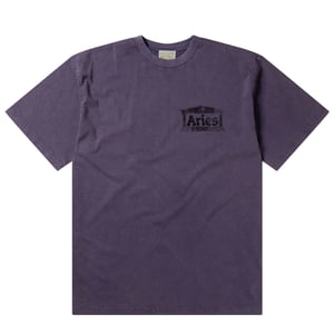 Aries Aged Ancient Temple SS Tee Purple