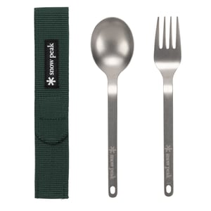 Snow Peak Titanium Fork & Spoon Set