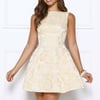 Chic Reverie Mini Dress Yellow