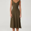 Nyra Midi Dress (Moss) - US 0
