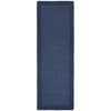 Borders Wool Runner Navy - 67x200cm