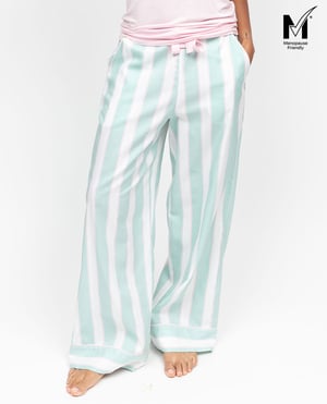 Francesca Womens Printed Stripe Wide Leg Pyjama Bottoms - 28