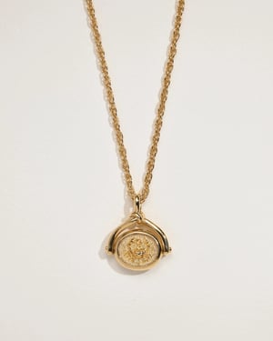 Cancer Spinner Pendant
