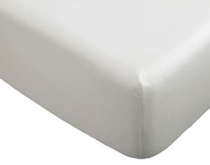 QE Home 300TC Cotton Sateen Fitted Sheet, Blue, King