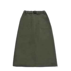 Kappy Womens Cotton Fatigue Skirt Khaki