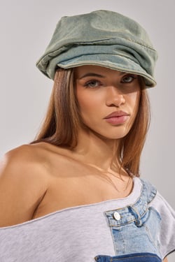 AKIRA It Gurl Slouch Denim Hat