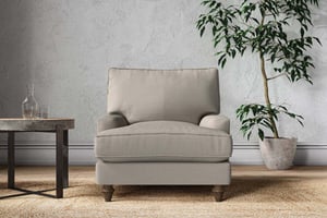 nkuku Marri Armchair | Make To Order | Recycled Cotton Flax | No Colour
