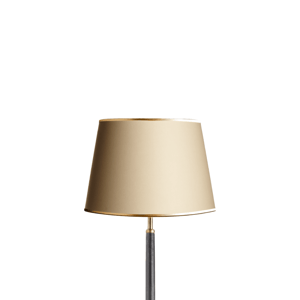 30cm straight empire shade in cream card with gold tape
