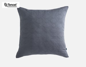 QE Home Stormy Euro Sham, Grey, 26" x 26"