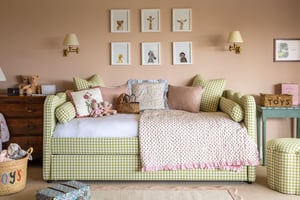 Lochlan Wavy Bed in Green - USA bed only PRE ORDER