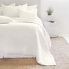 Hampton Linen Euro Sham   Cream