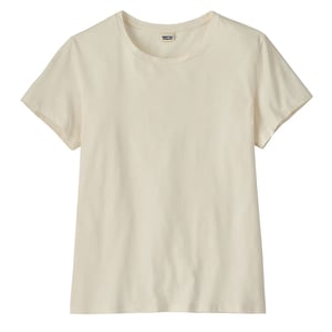 Patagonia Womens Regenerative Organic Certified Cotton Tee Undyed Natural