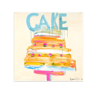 Sweet Cake Original Painting by Kerri Rosenthal